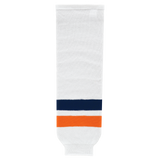 Athletic Knit (AK) HS630-511 New York Islanders White Knit Ice Hockey Socks