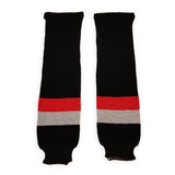 Modelline Carolina Hurricanes 3rd Black Ice Hockey Socks