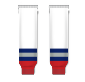 Athletic Knit (AK) HS630 New Team USA White Ice Hockey Socks - PSH Sports