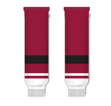 Athletic Knit (AK) HS630 2015 Arizona Coyotes AV Red Ice Hockey Socks - PSH Sports