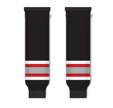 Athletic Knit (AK) HS630 Buffalo Sabres Black Ice Hockey Socks - PSH Sports