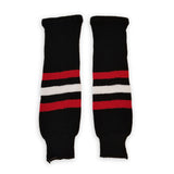 Athletic Knit (AK) HS630-614 Portland Winterhawks Black Knit Ice Hockey Socks