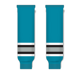 Athletic Knit (AK) HS630 San Jose Sharks Teal Ice Hockey Socks - PSH Sports