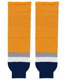 Modelline 2002 Nashville Predators Third Gold Knit Ice Hockey Socks