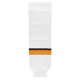 Athletic Knit (AK) HS630-676 2017 Nashville Predators White Knit Ice Hockey Socks
