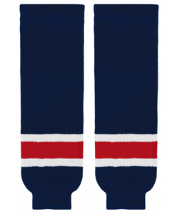 Modelline Columbus Blue Jackets Navy Knit Ice Hockey Socks