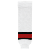 Athletic Knit (AK) HS630-741 2002 Team Canada White Knit Ice Hockey Socks