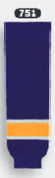 Athletic Knit (AK) HS630-751 Vintage Los Angeles Kings Purple Knit Ice Hockey Socks