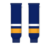Athletic Knit (AK) HS630 2008 Buffalo Sabres Navy Ice Hockey Socks - PSH Sports