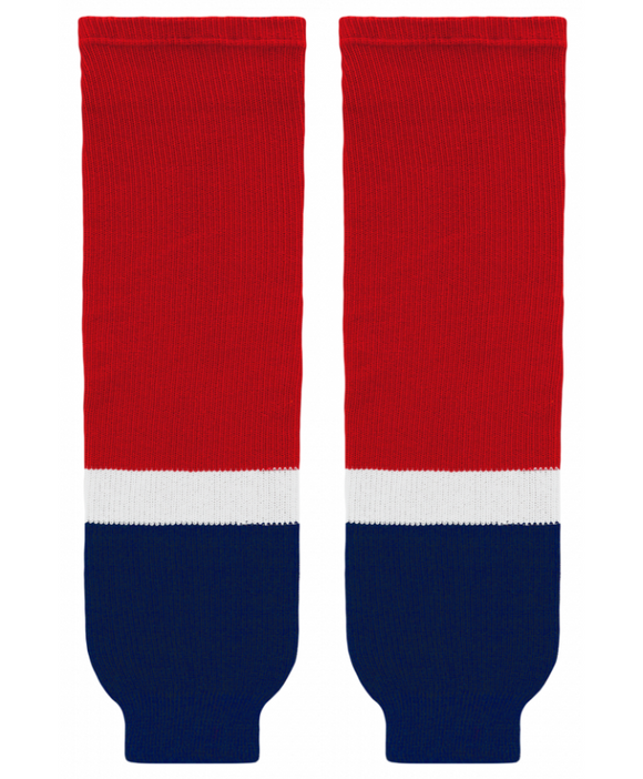 Modelline Washington Capitals Alternate Red Knit Ice Hockey Socks
