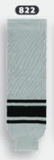 Athletic Knit (AK) HS630-822 Grey/Black Knit Ice Hockey Socks