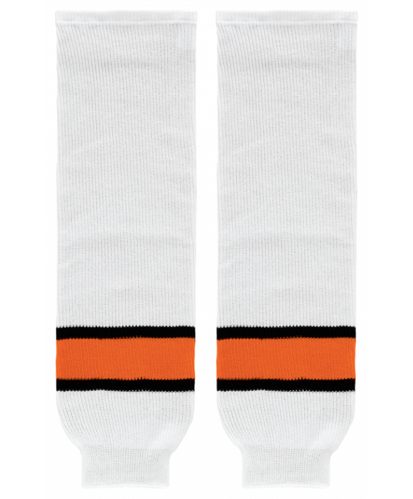 Athletic Knit (AK) HS630-859 Philadelphia Flyers White Knit Ice Hockey Socks