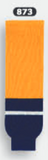 Athletic Knit (AK) HS630-873 2013 Nashville Predators Gold Knit Ice Hockey Socks