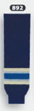 Athletic Knit (AK) HS630-892 2010 Columbus Blue Jackets Third Navy Knit Ice Hockey Socks