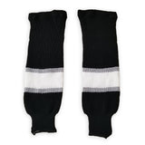 Athletic Knit (AK) HS630-941 Classic Los Angeles Kings Black Knit Ice Hockey Socks
