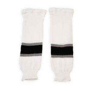 Athletic Knit (AK) HS630-942 Ontario Reign White Knit Ice Hockey Socks
