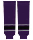 Athletic Knit (AK) HS630-953 Los Angeles Kings Third Purple Knit Ice Hockey Socks