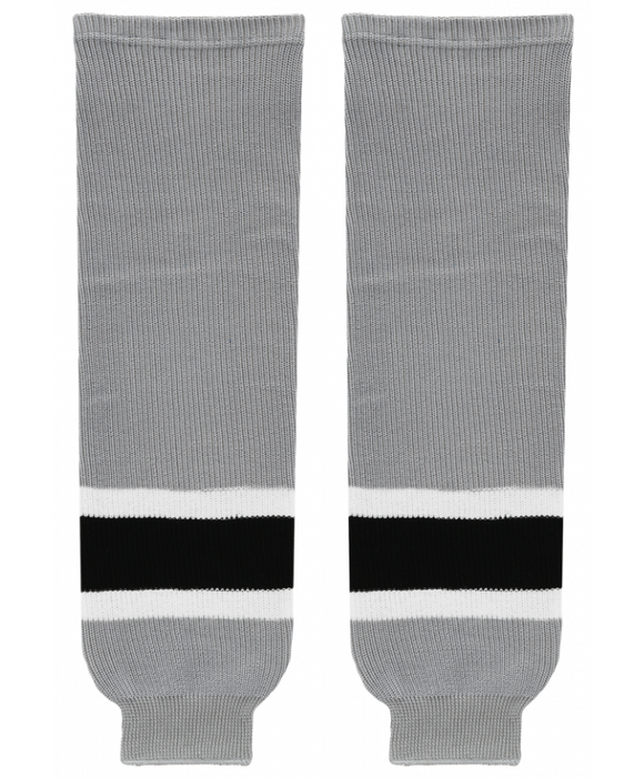 Athletic Knit (AK) HS630-954 Los Angeles Kings Stadium Series Grey Knit Ice Hockey Socks
