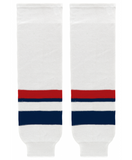 Athletic Knit (AK) HS630-981 2005 Team USA White Knit Ice Hockey Socks