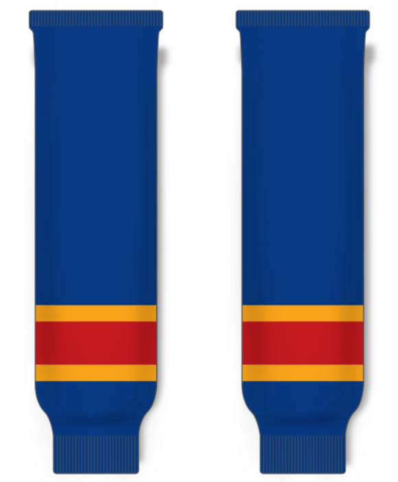 Modelline Jokerit A Away Royal Blue Knit Ice Hockey Socks