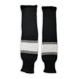 K1 Sportswear Los Angeles Kings S714 Black Knit Ice Hockey Socks