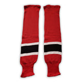 K1 Sportswear New Jersey Devils Red Knit Ice Hockey Socks