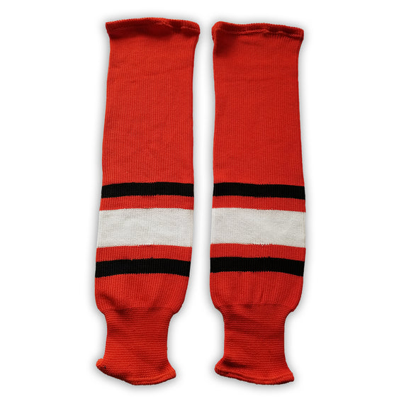 K1 Sportswear Philadelphia Flyers Orange Knit Ice Hockey Socks