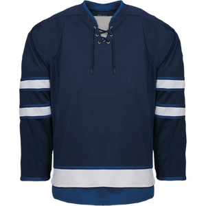 Kobe Sportswear K3G03A Winnipeg Jets Away Navy Pro Series Hockey Jersey