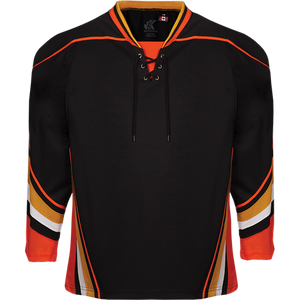 Kobe Sportswear K3G13A Anaheim Ducks Away Black Pro Series Hockey Jersey
