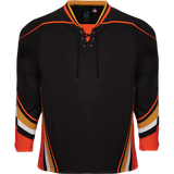 Kobe Sportswear K3G13A Anaheim Ducks Away Black Pro Series Hockey Jersey