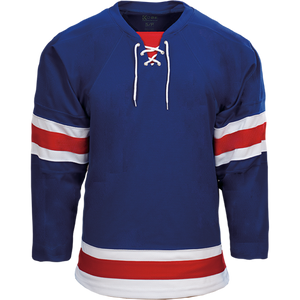 Kobe Sportswear K3G18A New York Rangers Away Royal Blue Pro Series Hockey Jersey