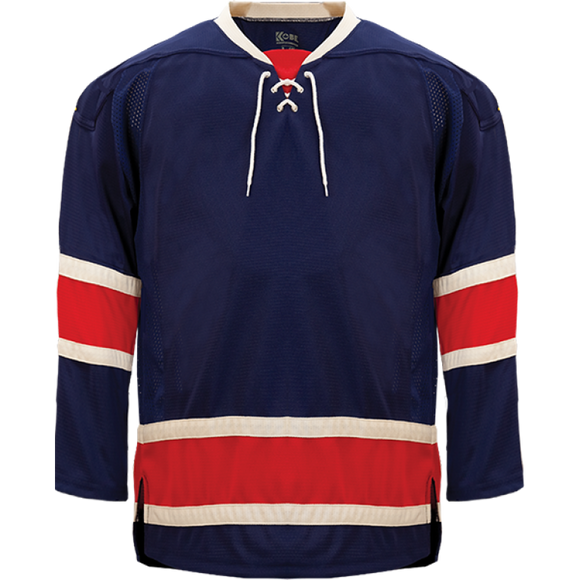 Kobe Sportswear K3G18R New York Rangers Third Navy Pro Series Hockey Jersey