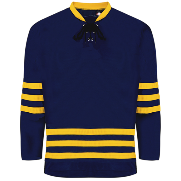 Kobe Sportswear K3G19A University of Michigan Wolverines Navy Pro Series Hockey Jersey