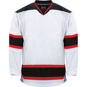 Kobe Sportswear K3G23H New Jersey Devils Home White Pro Series Hockey Jersey