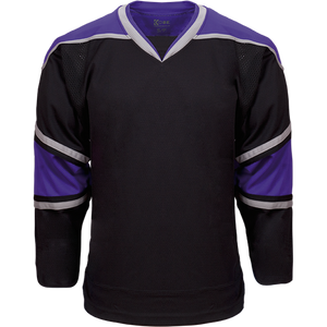 Kobe Sportswear K3G41A Los Angeles Kings Away Black/Purple Pro Series Hockey Jersey