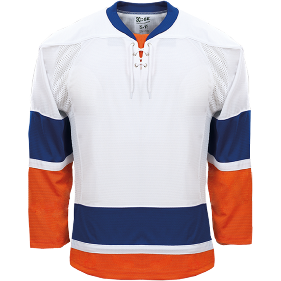 Kobe Sportswear K3G50H New York Islanders Home White Pro Series Hockey Jersey