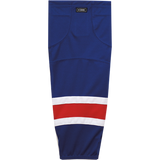Kobe Sportswear K3GS18A Pro Series New York Rangers Away Mesh Ice Hockey Socks