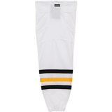 Kobe Sportswear K3GS87H Pro Series Pittsburgh Penguins White Mesh Ice Hockey Socks