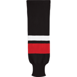 Kobe Sportswear X9800 Black/Red/White X Series League Knit Ice Hockey Socks