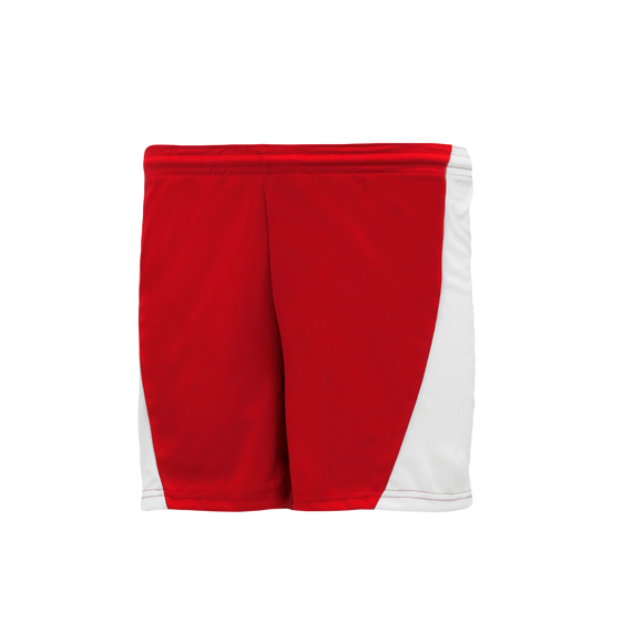 Athletic Knit (AK) VS605L-208 Red/White Ladies Volleyball Shorts