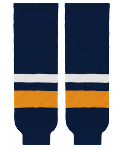 Modelline 2006-09 Buffalo Sabres Home Navy Knit Ice Hockey Socks