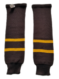 Modelline 1924-1926 Boston Bruins Brown Knit Ice Hockey Socks
