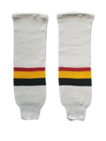 Modelline 1989-97 Vancouver Canucks Home White Knit Ice Hockey Socks