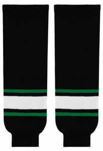 Athletic Knit (AK) HS630-506 Dallas Stars Black Knit Ice Hockey Socks