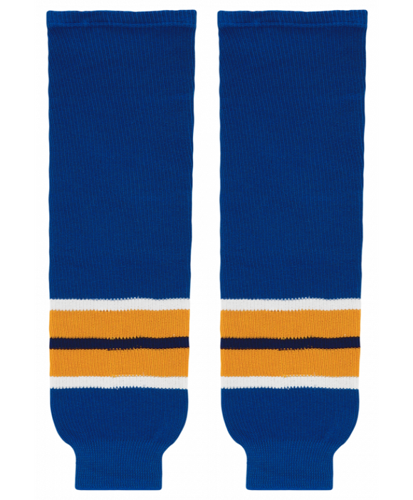 Modelline 1990s St. Louis Blues Home Royal Blue Knit Ice Hockey Socks