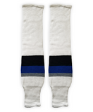 Modelline 1993-2007 Tampa Bay Lightning Away White Knit Ice Hockey Socks