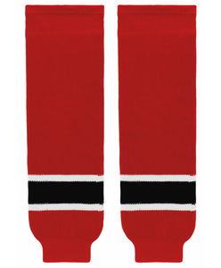 Modelline 1976-78 Cleveland Barons Red Knit Ice Hockey Socks