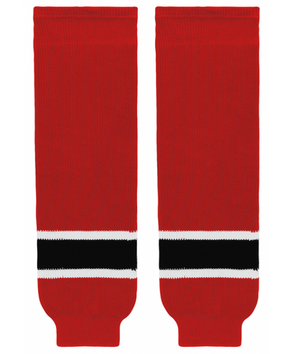 Modelline 2000-11 Ottawa Senators Home Red Knit Ice Hockey Socks
