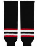 Athletic Knit (AK) HS630-936 2009 Ottawa Senators Third Black Knit Ice Hockey Socks
