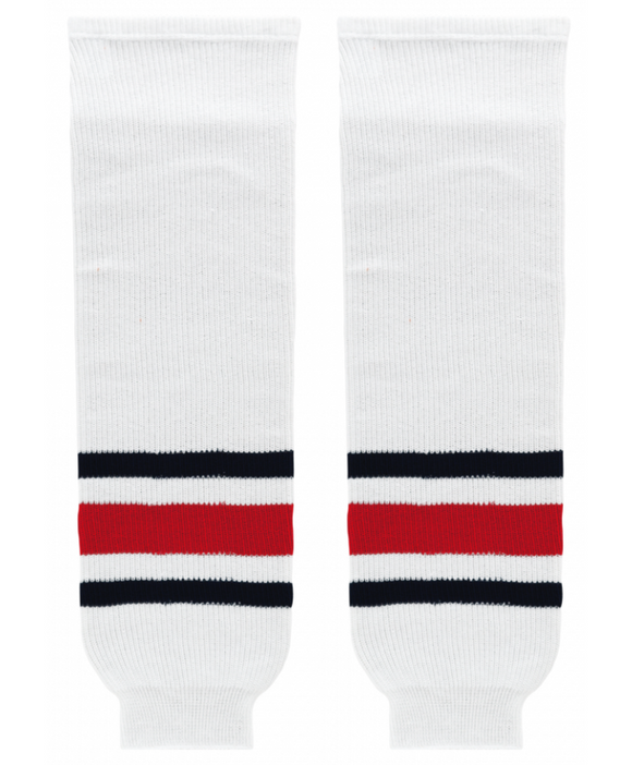 Modelline Tri-City Americans White Knit Ice Hockey Socks
